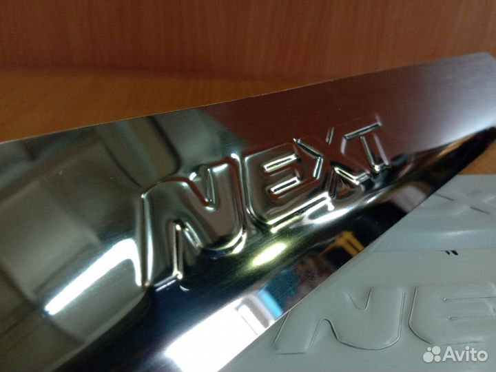 Накладки на пороги Газель Next фермер (нержавейка)