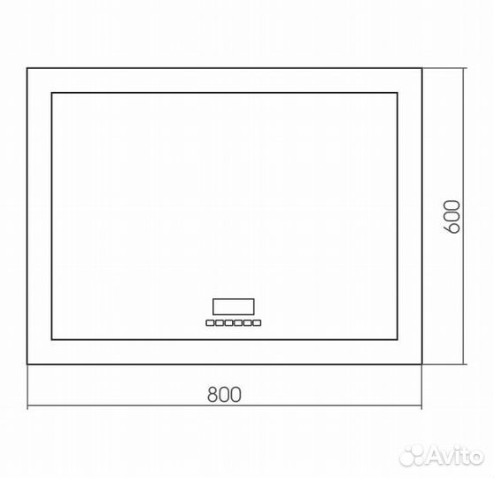 Зеркало Silver mirrors led-00002401 Хром