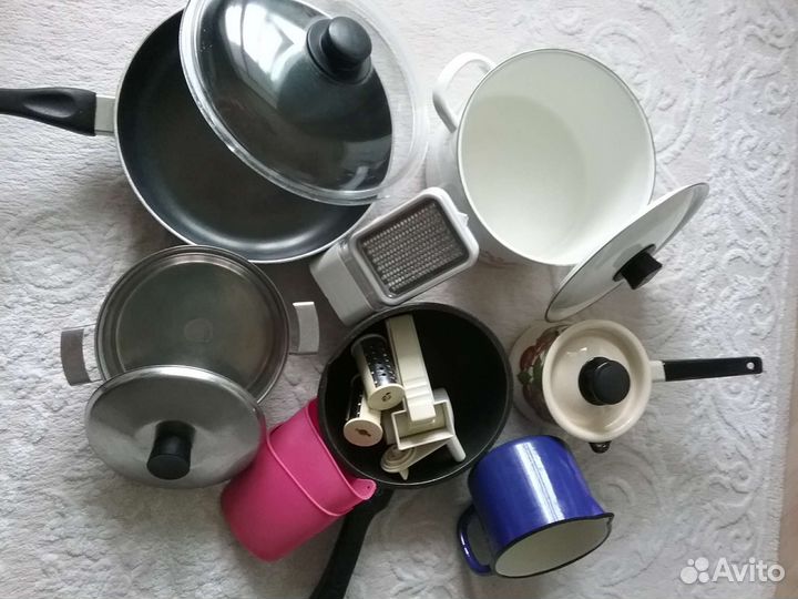 Посуда для приготовления пищи новая и немного б/у