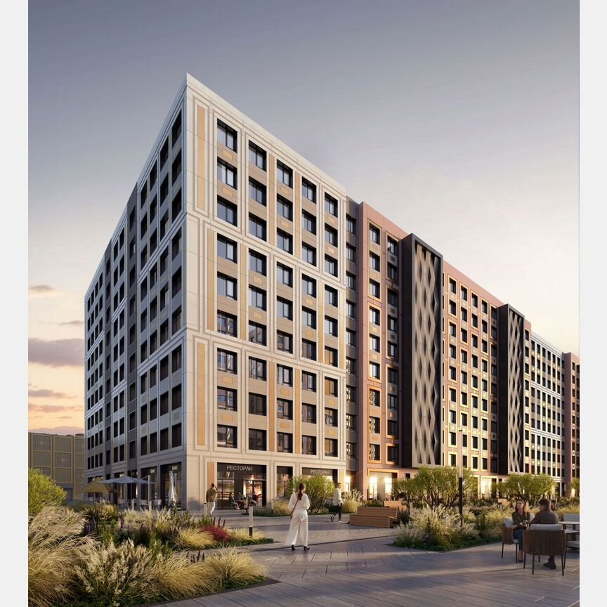 1-к. квартира, 44,4 м², 6/10 эт.