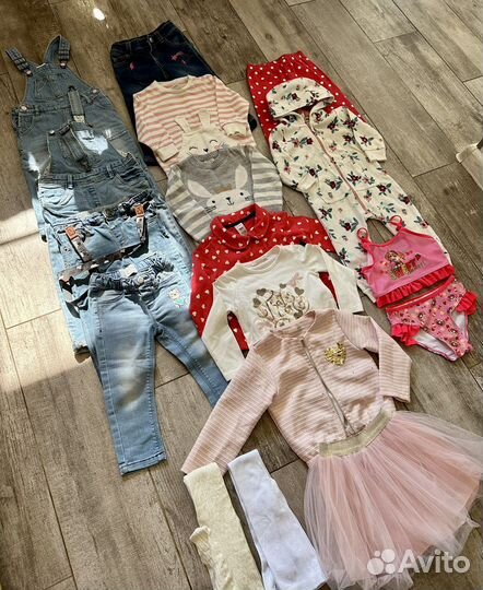 Одежда для девочки на рост от 80 до 92
