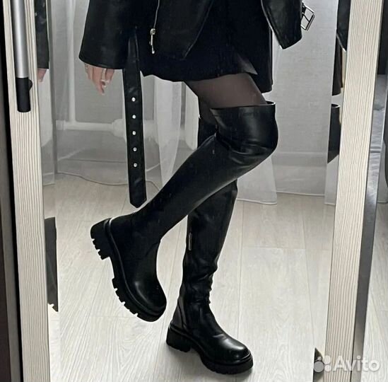 Ботинки ботфорты