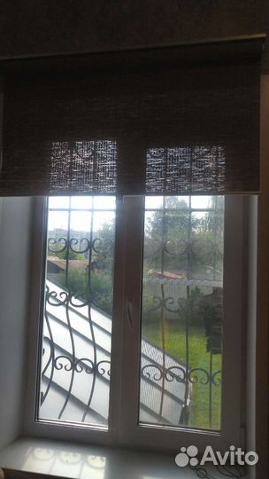 Римская рулонная штора икея