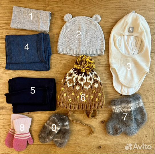 Шапка Zara, H&M снуд