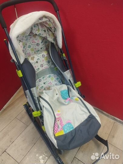 Сани-коляска