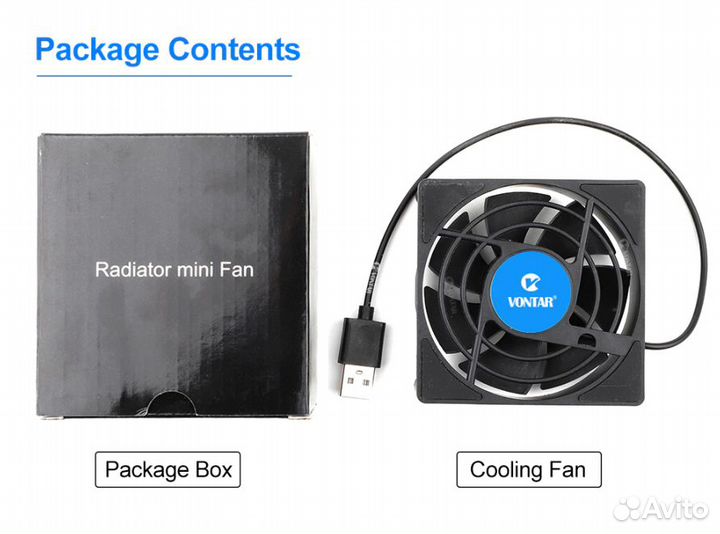 Охлаждающий вентилятор для тв приставки