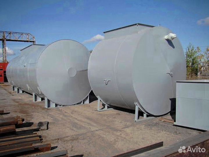 Цистерна горизонтальная 15м3. Емкость