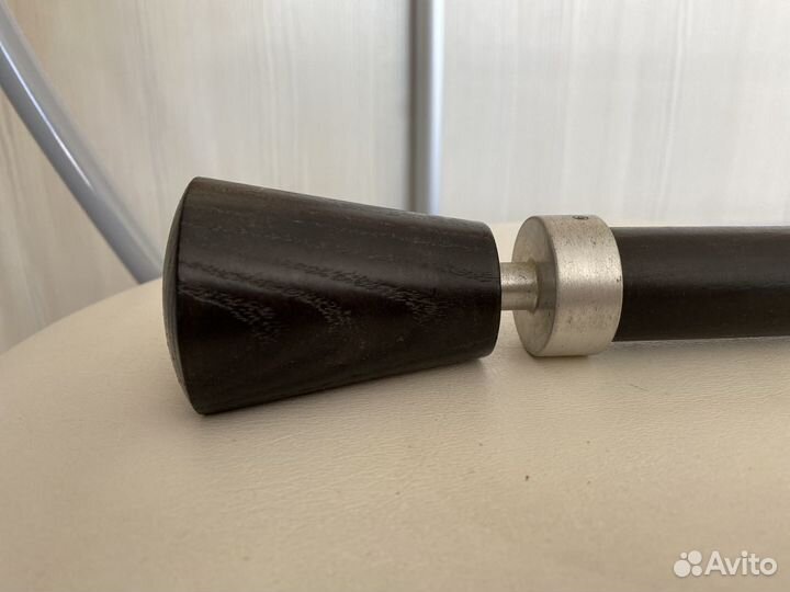 Карниз для штор, тюля. Дерево. Черный