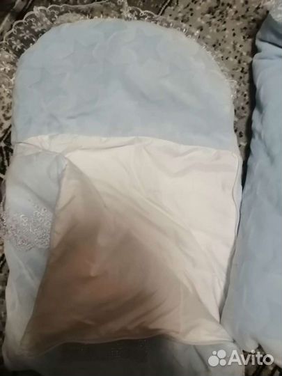 Конверт на выписку для мальчика зимний