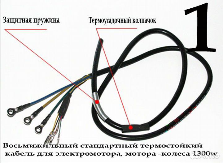 Ремкомплекты кабель для электромотора,E-самоката