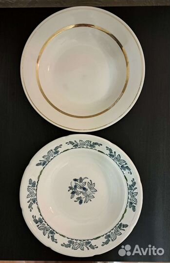 Тарелки столовые СССР и кружки