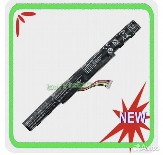 Новый аккумулятор для ноутбука Acer N15C2 N15Q1