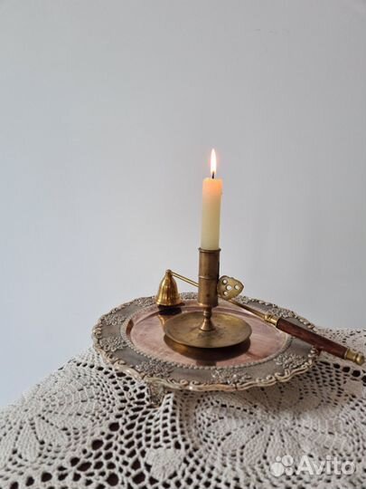 Поднос винтажный на ножках