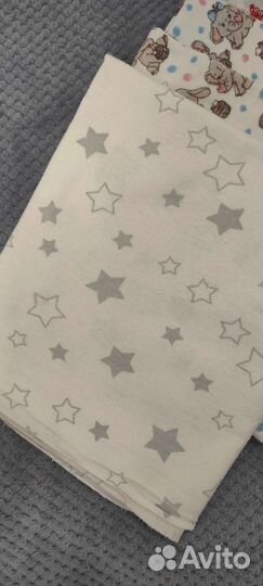 Пеленки детские фланелевые, ситцевые/хлопковые