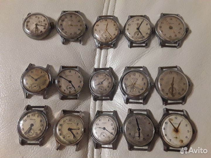Часы Победа 1мчз, ччз, пчз.редкие 1950е 15шт