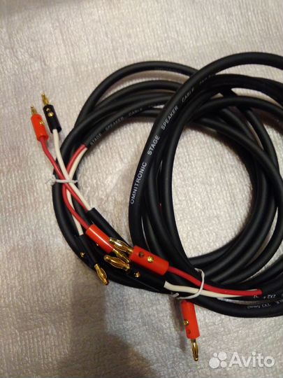 Аккустические (2x2,5mm2 медь) и гитарные кабели