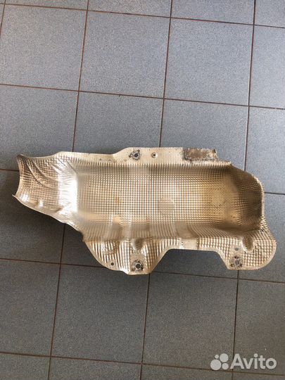 Экран глушителя термозащита Skoda Fabia 2007-2015