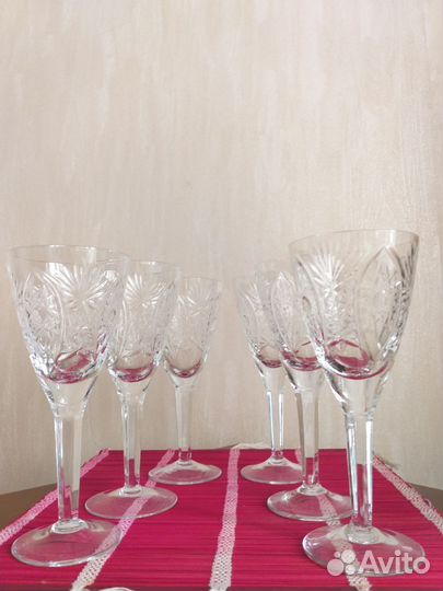 Фужеры хрустальные СССР