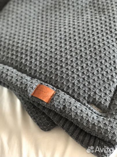 Конверт на выписку - плед universal Графит Loom