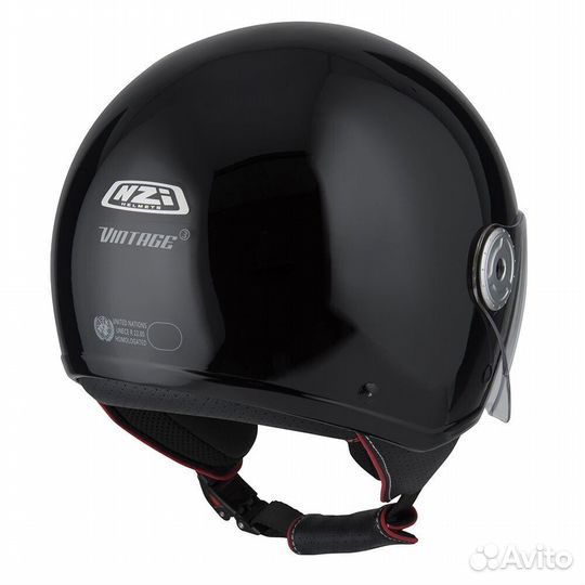 NZI Vintage 3 Open Face Helmet Черный