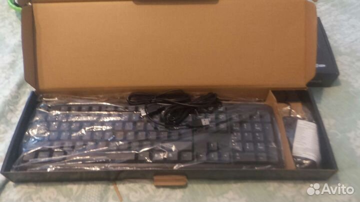 Клавиатура и мышка, новый комплект USB