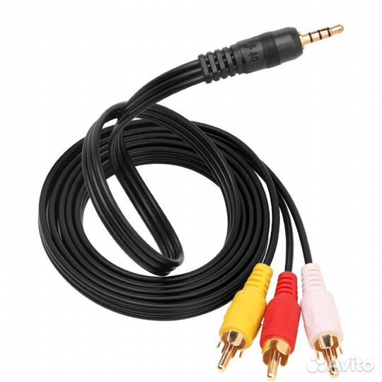 Аудио-видео кабель 3.5 mm jack - RCA (х3)