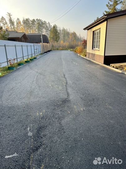 Асфальтирование, укладка бордюров, поребриков