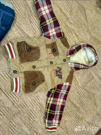 Новый теплый костюм на 3 года