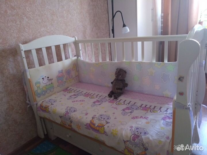 Детская кровать с маятником Кубаночка