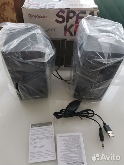 Компьютерные колонки 2.0 система Defender SPK 240