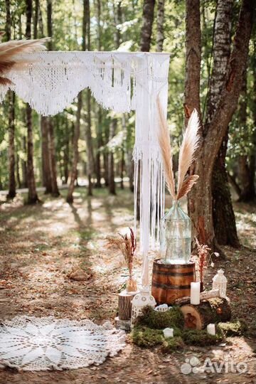 Арка макраме