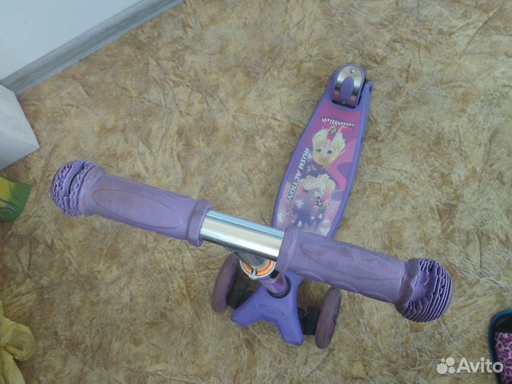 Самокат детский трехколесный бу