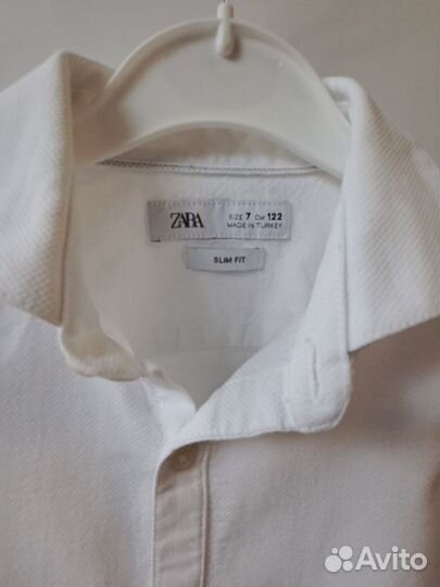 Рубашка zara для мальчика 122