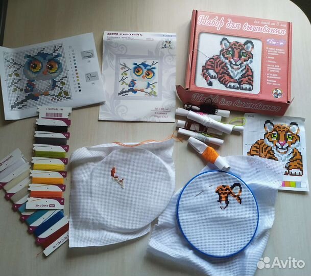 Наборы для вышивания детские