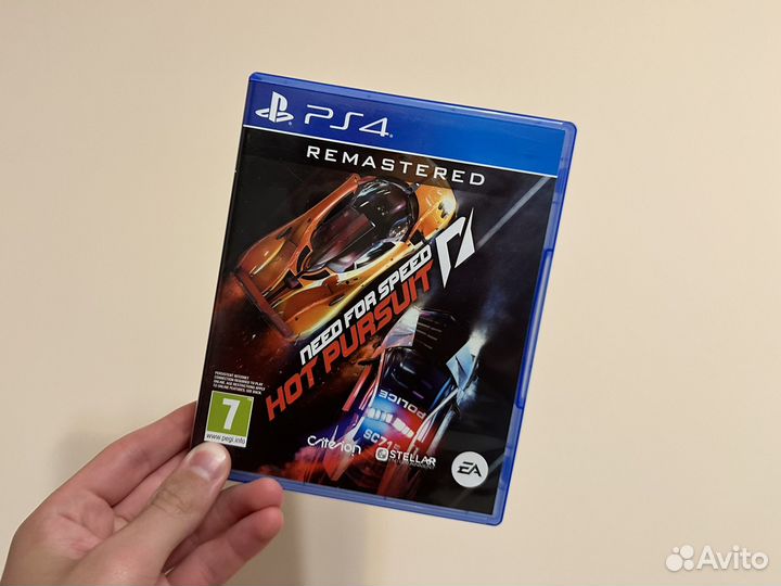 Игра ps4: need for speed hot pursuit: диск