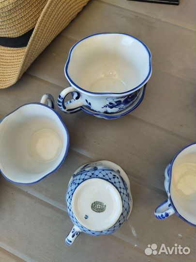 Чайный сервиз СССР гжель