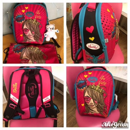 Ранец, рюкзак школьный для девочки новый