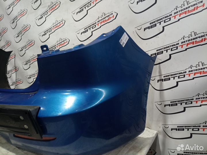 Бампер mazda axela mazda3 BL BL5FP BL6FJ bleap blefp blffp B38M50221FAA sedan задний голубой, 41B NA