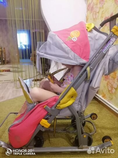 Детские санки коляска ника