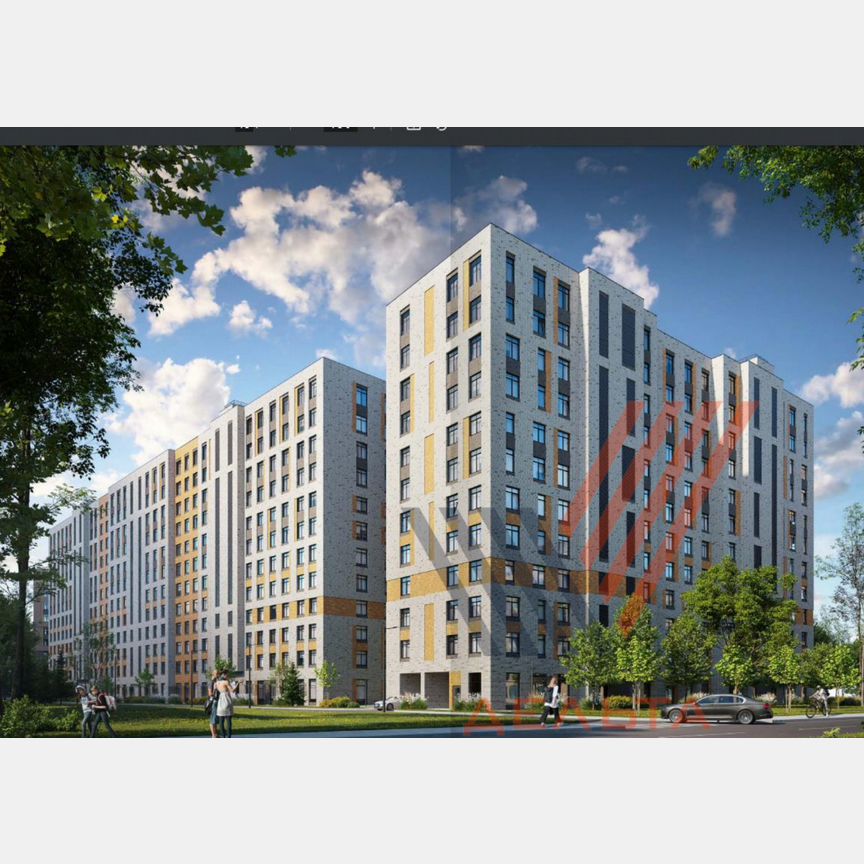1-к. квартира, 35,1 м², 5/12 эт.