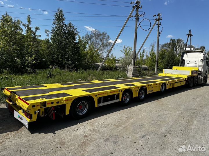 Полуприцеп трал (тяжеловоз) Berger 9853-0000050-05, 2023