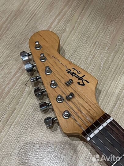 Электрогитара fender squier bullet RW daphne blue