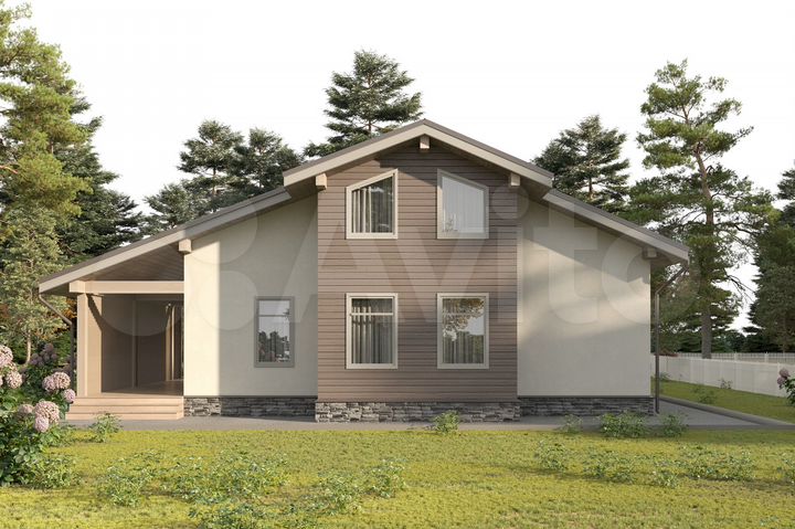 Дом 166,5 м² на участке 12 сот.