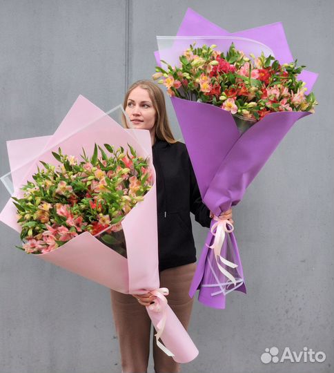 Букет из Альстромерий. Цветы на Любой Повод