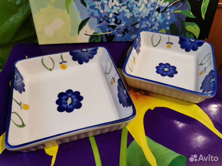 Блюдо для запекания. Керамика. Салатники