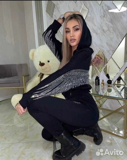 Костюм крылья стразы Сваровски