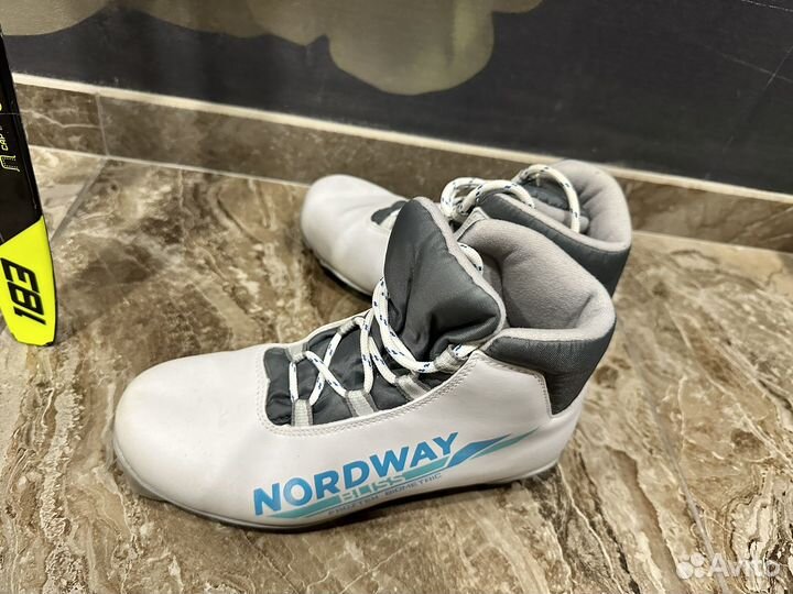 Лыжи беговые конёк nordway rs skate 183 комплект