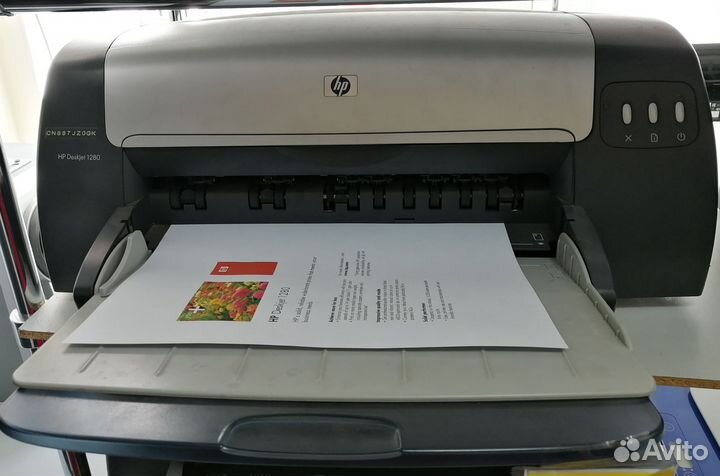 Принтер струйный HP DeskJet 1280, цветной, A3