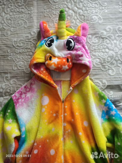 Кигуруми единорог р 128-134