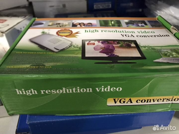 Конвертор RCA, S-video в VGA